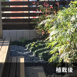 S邸 植栽後